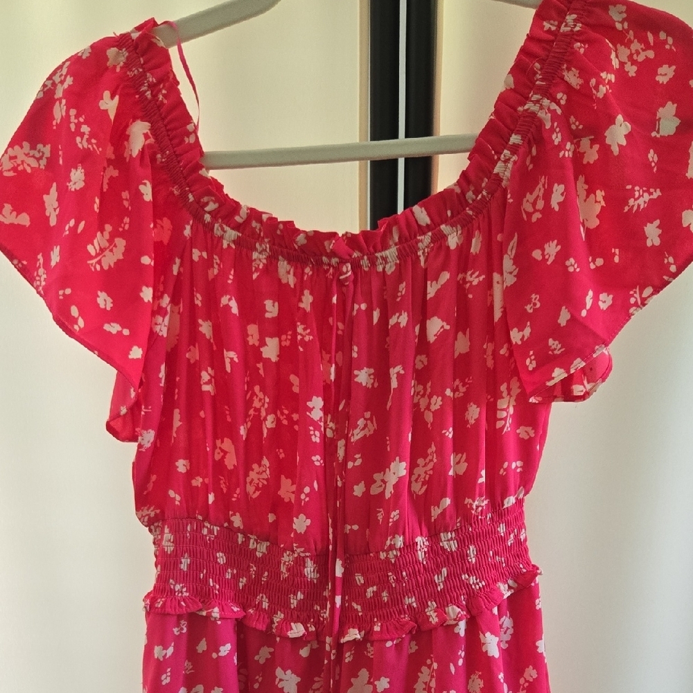 Sienna Sky Vibrant Pink Floral Dress - Picture 2 of 5